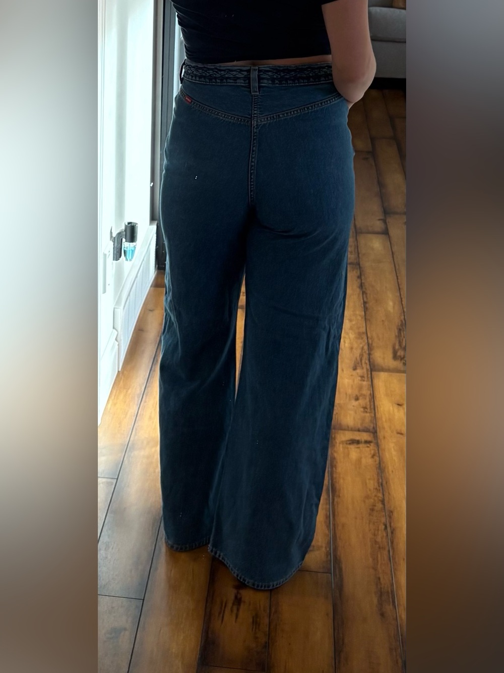Levi's Black Wide-Leg High-Waist Jeans
